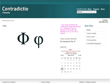 Tablet Screenshot of contradictio.es